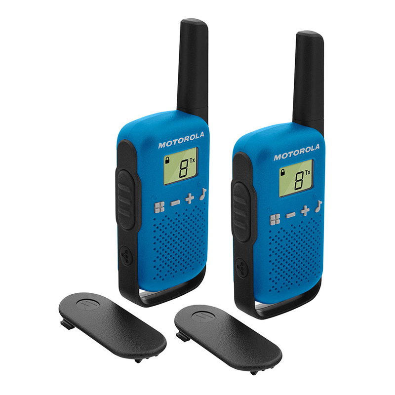 Walkies MOTOROLA T42 blue Pack