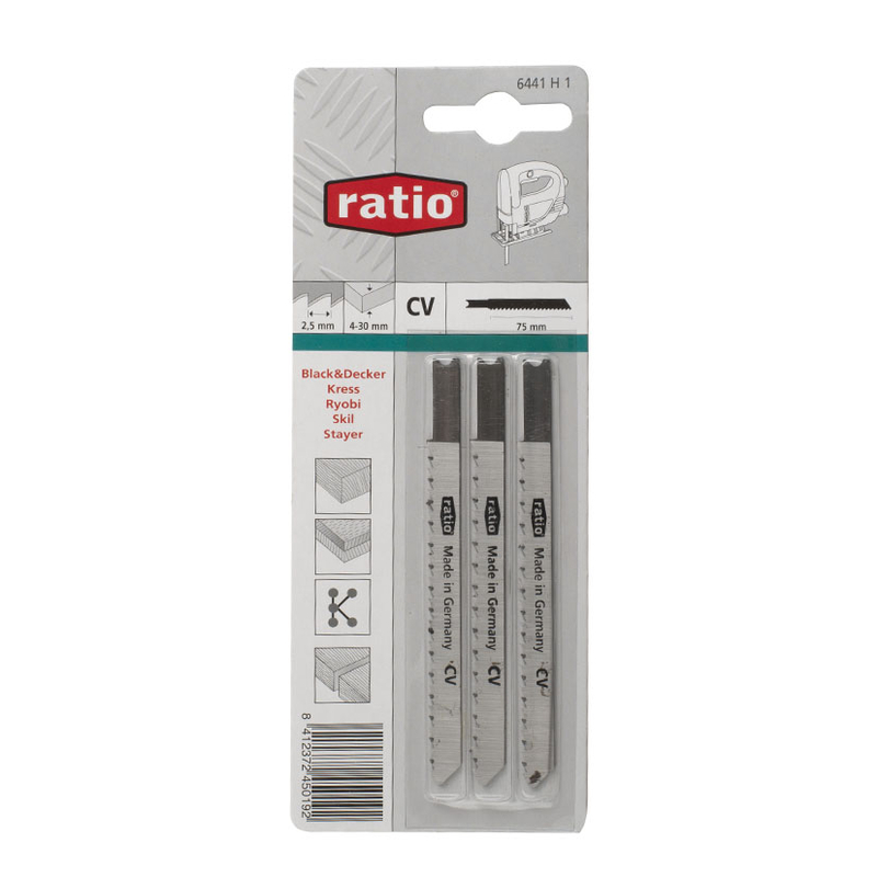 Set 3 sierras calar madera RATIO Proseries corte limpio/recto