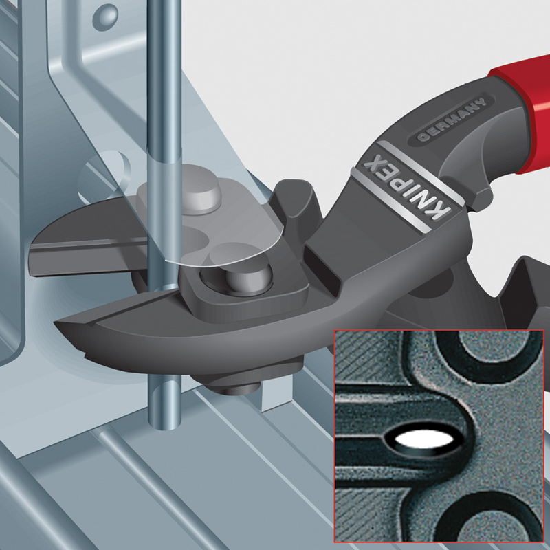 Cortavarillas KNIPEX Cobolt mango bimaterial