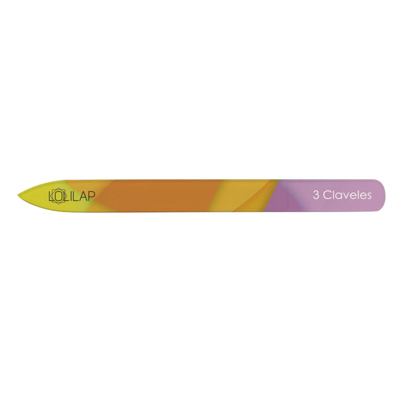 Lima cristal 3 CLAVELES naranja Serie Lolilap