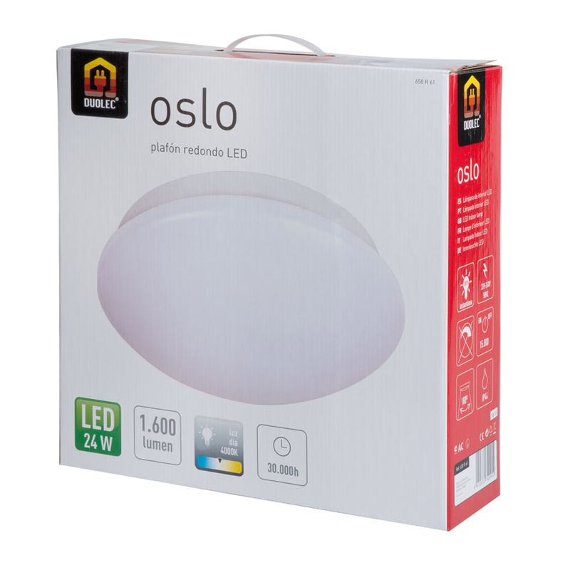 Plafón LED DUOLEC Oslo 24W 4000K
