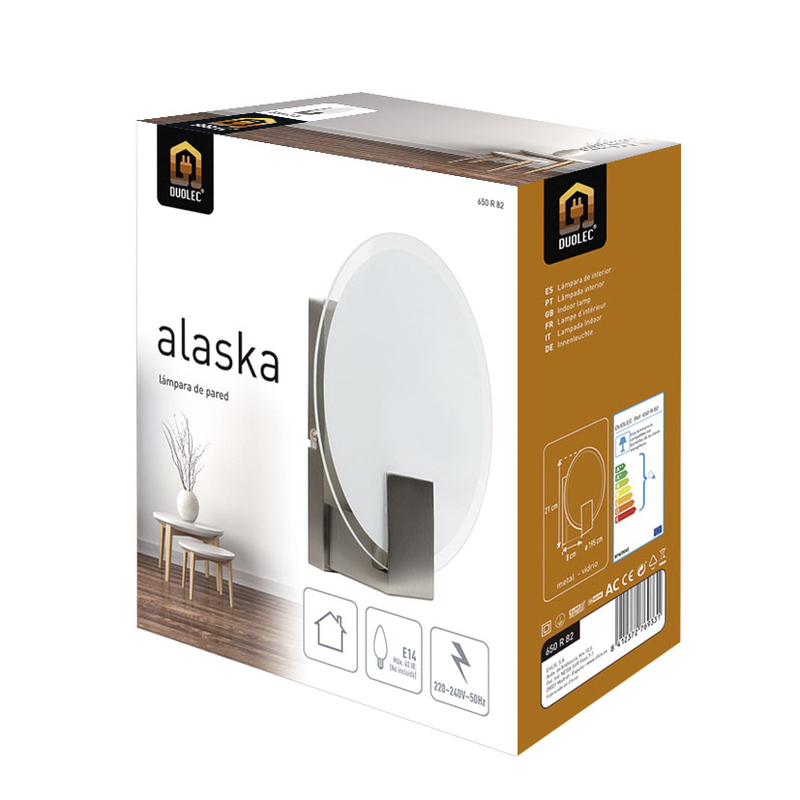 Aplique de baño DUOLEC Alaska E14