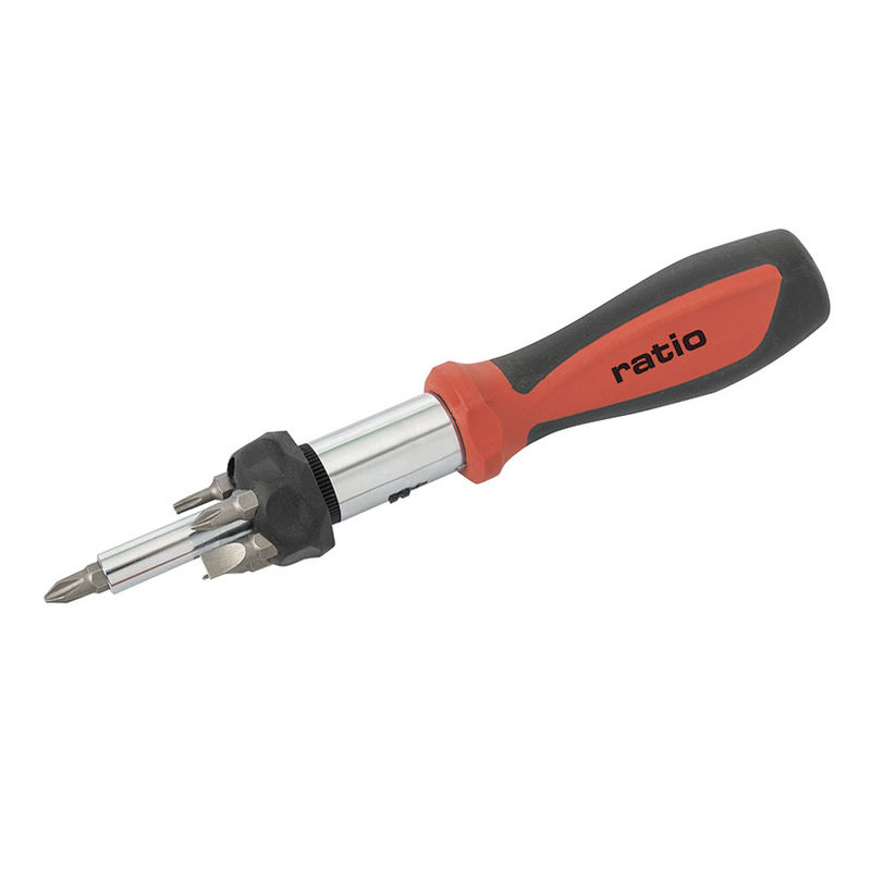 Destornilladores carraca 14 en 1 RATIO 6522