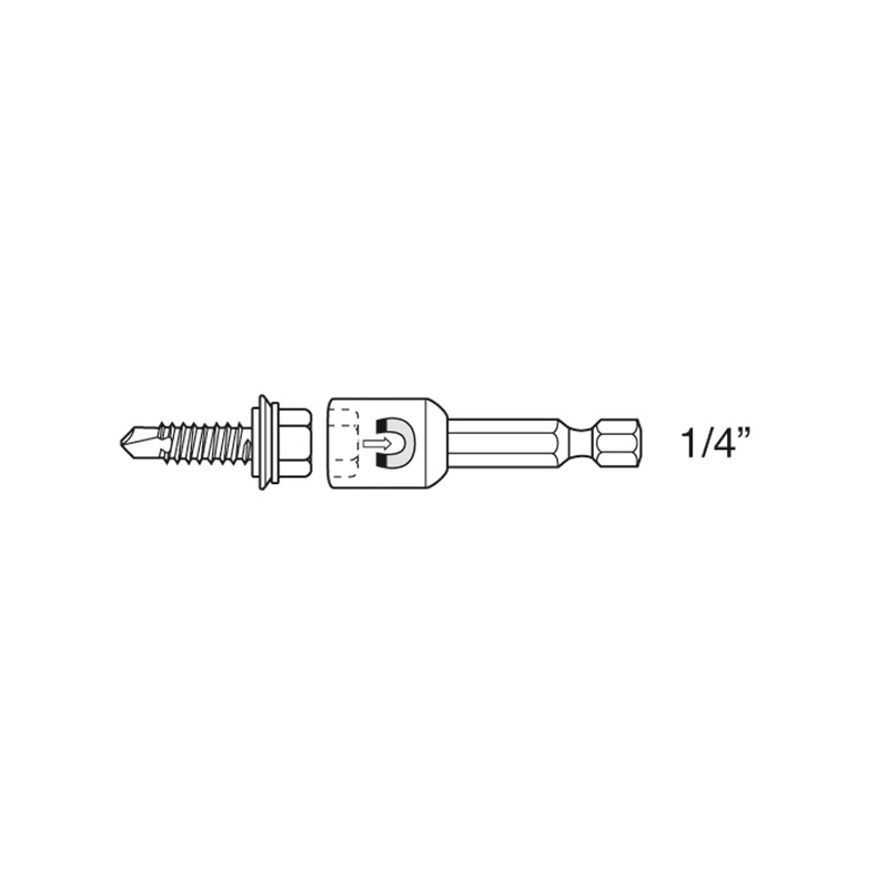 Portapuntas magnético 1/4" RATIO Stecker