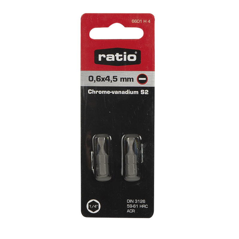 Punta atornillado RATIO 25mm Serie Vanadium S2 Torx seguridad