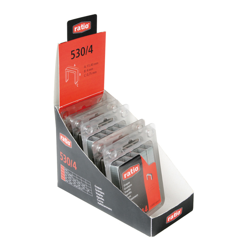 Grapas modelo 530 RATIO. 10.000 unidades