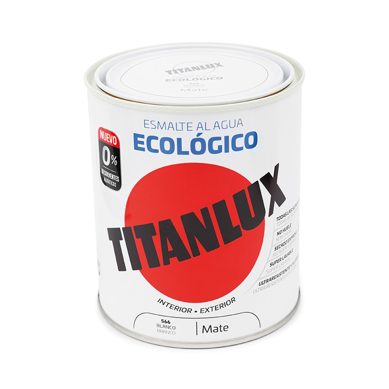 Esmalte ecológico al agua TITANLUX mate