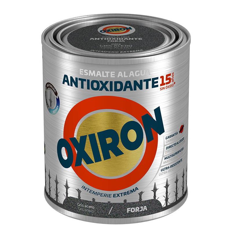 Esmalte antioxidante al agua OXIRON forja