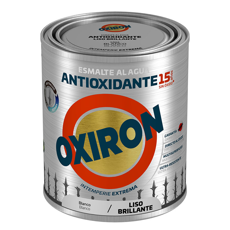Esmalte antioxidante al agua OXIRON Liso Satinado