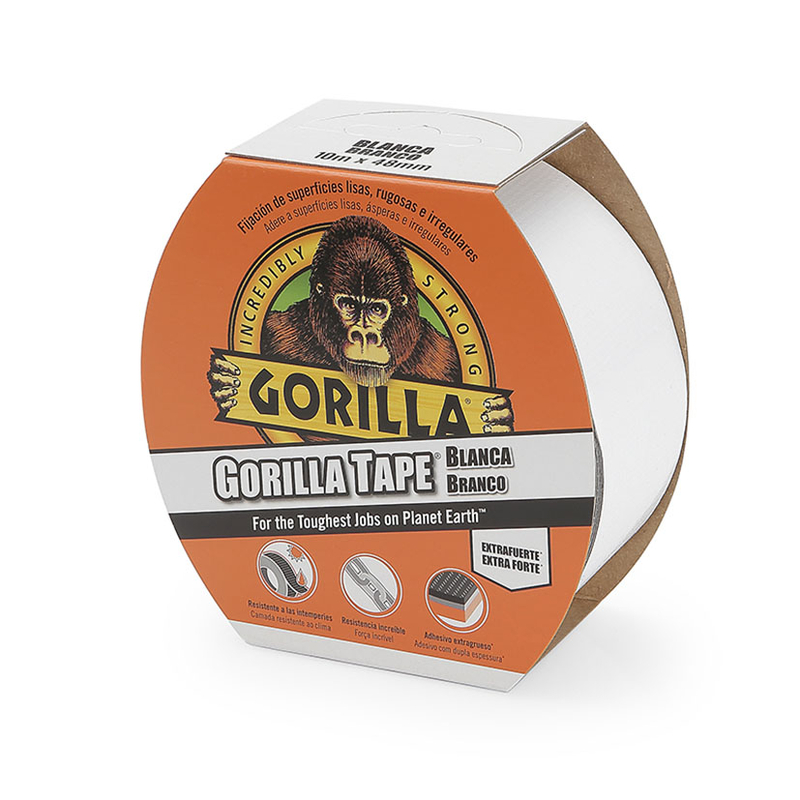 Cinta americana GORILLA 48 mm Blanca