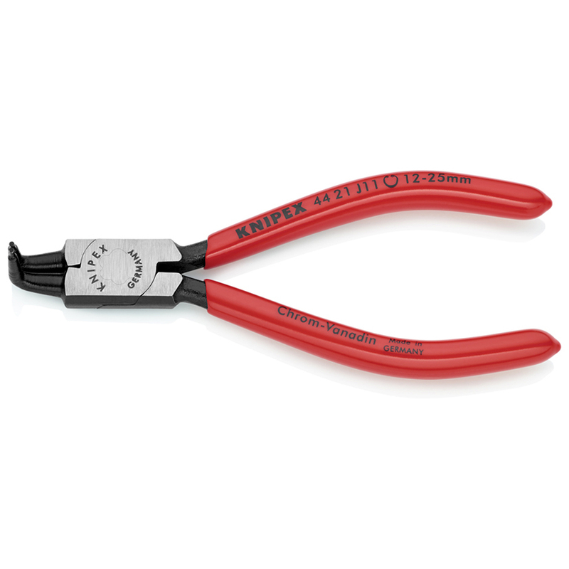 Alicate arandelas interiores puntas curvas KNIPEX 44 21 J 130 mm
