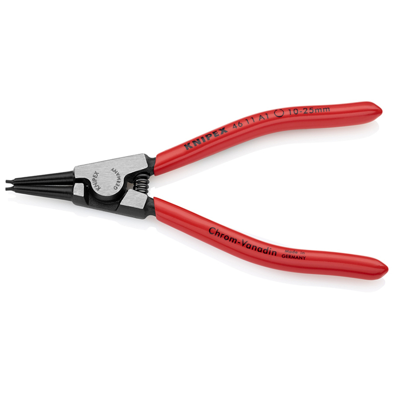 Alicate arandelas exteriores puntas rectas KNIPEX 46 11 A 140mm