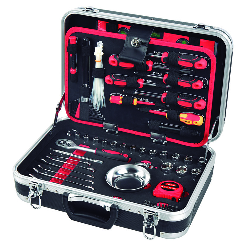 Maletín herramientas 111 piezas RATIO Basic 6729