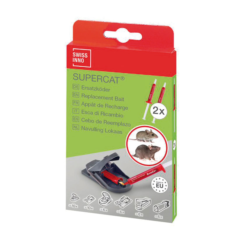 Recambio de cebo SWISSINNO ratonera supercat