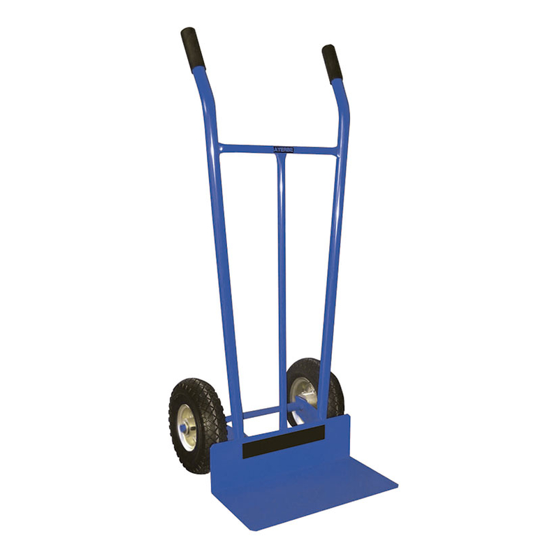 Carretilla almacén 300 kg con rueda neumática