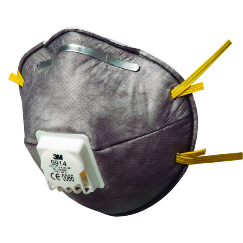 Mascarilla protección FFP1 con válvula 3M 9914 10 unidades