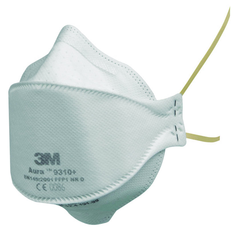 Mascarilla protección FFP1 sin válvula 3M Aura 9310  20 unidades
