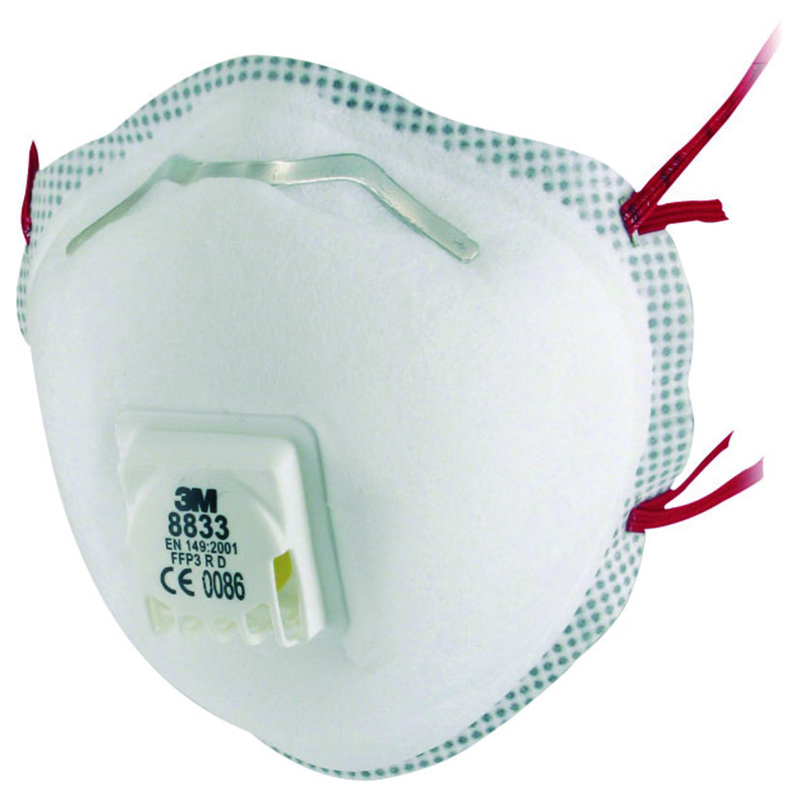 Mascarilla protección FFP3 3M 8833 10 unidades