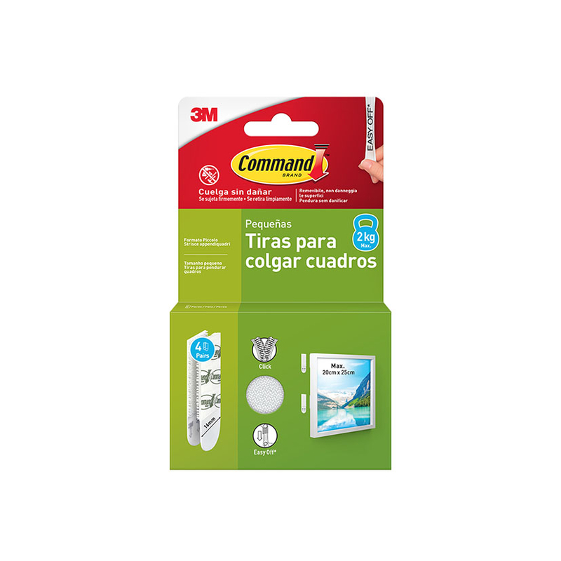 Tiras cuelgacuadros 3M Command