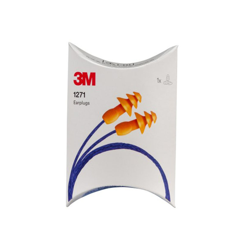 Tapones auditivos reutilizables 3M serie 1271 con cordón 50 pares