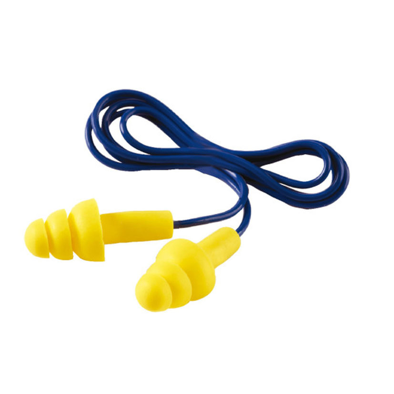 Tapones auditivos reutilizables 3M Ultrafit con cordón 50 pares