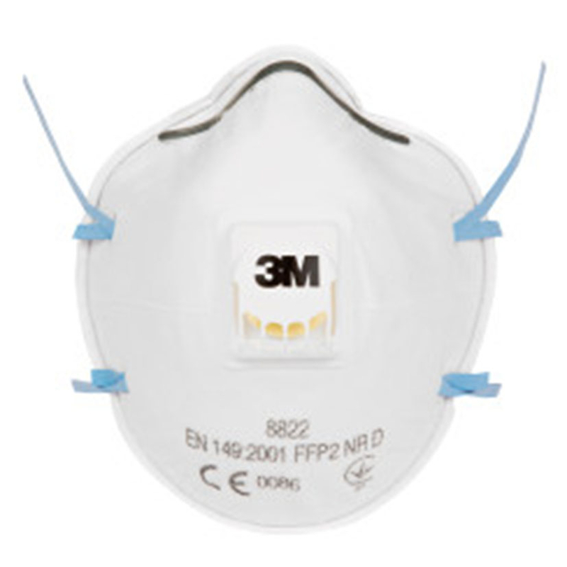 Mascarilla protección FFP2 3M 8822  7100101091  10 unidades