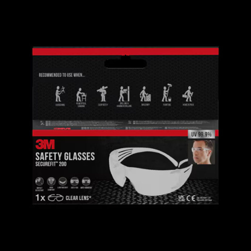 Gafas protección 3M SecureFit 200