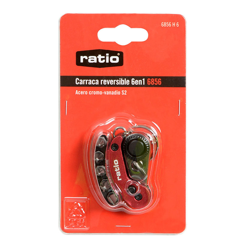 Minicarraca y puntas atornillado RATIO 6 en 1 6856
