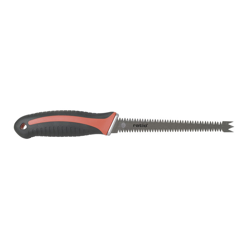 Serrucho punta placas yeso RATIO doble filo