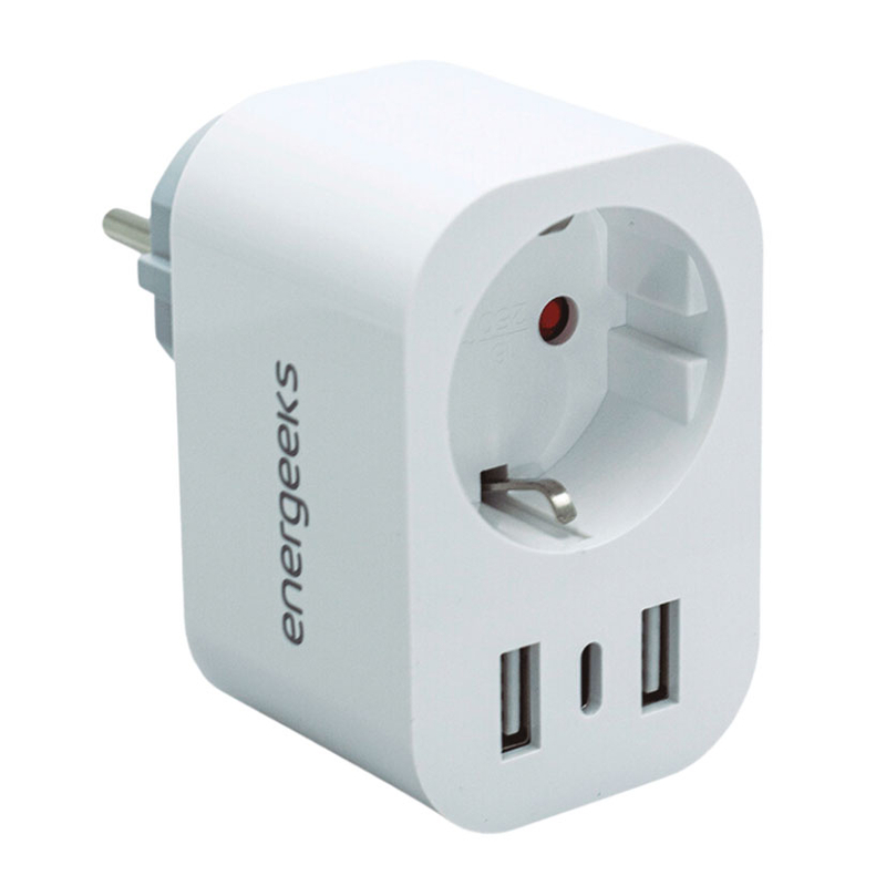 Enchufe wifi ENERGEEKS 2xUSB+1USB-C
