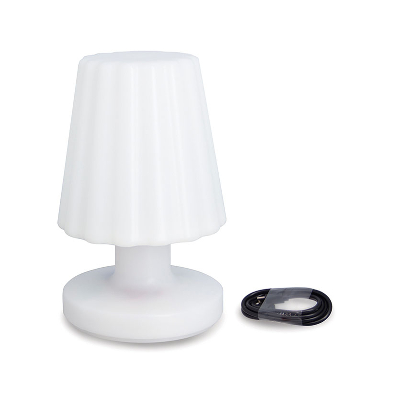 Lámpara de sobremesa XANLITE Blanca recargable