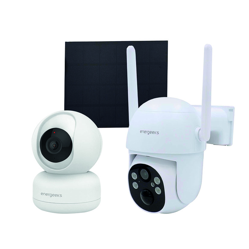 Cámara exterior 4G batería + camara interior wifi ENERGEEKS