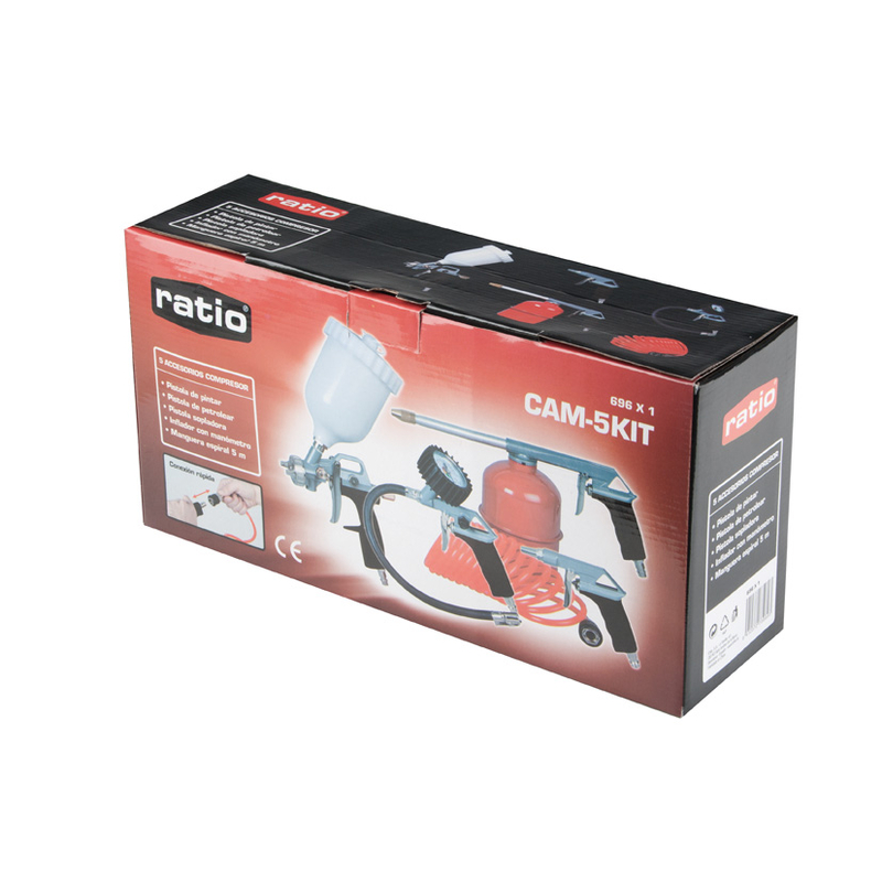 Kit de accesorios de aire comprimido RATIO CAM-5KIT