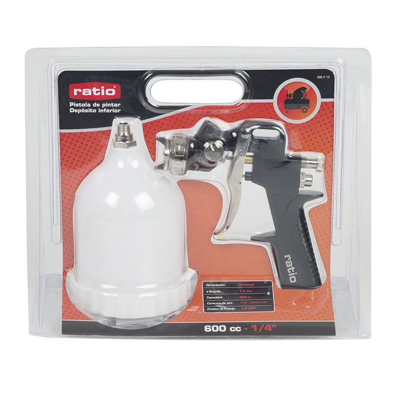 Pistola de pintar RATIO 696-13