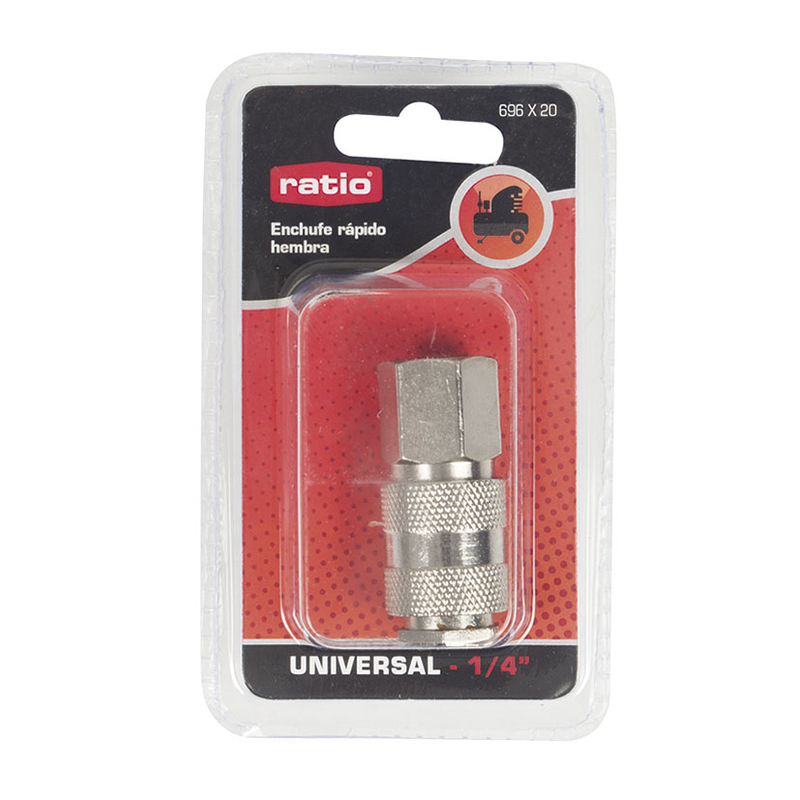 Enchufe rápido rosca H 1/4" RATIO