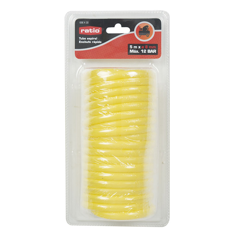 Tubo espiral de plástico RATIO para manguera de aire comprimido