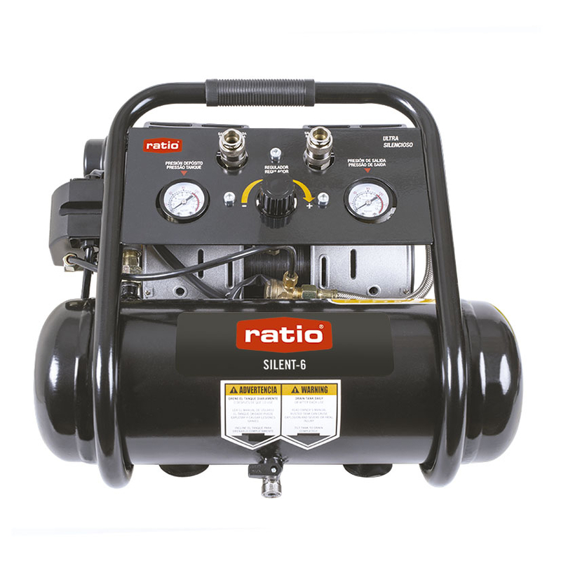 Compresor portatil silencioso RATIO Silent-6