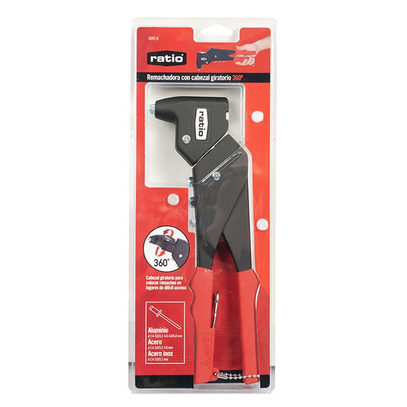 Remachadora profesional RATIO 6691