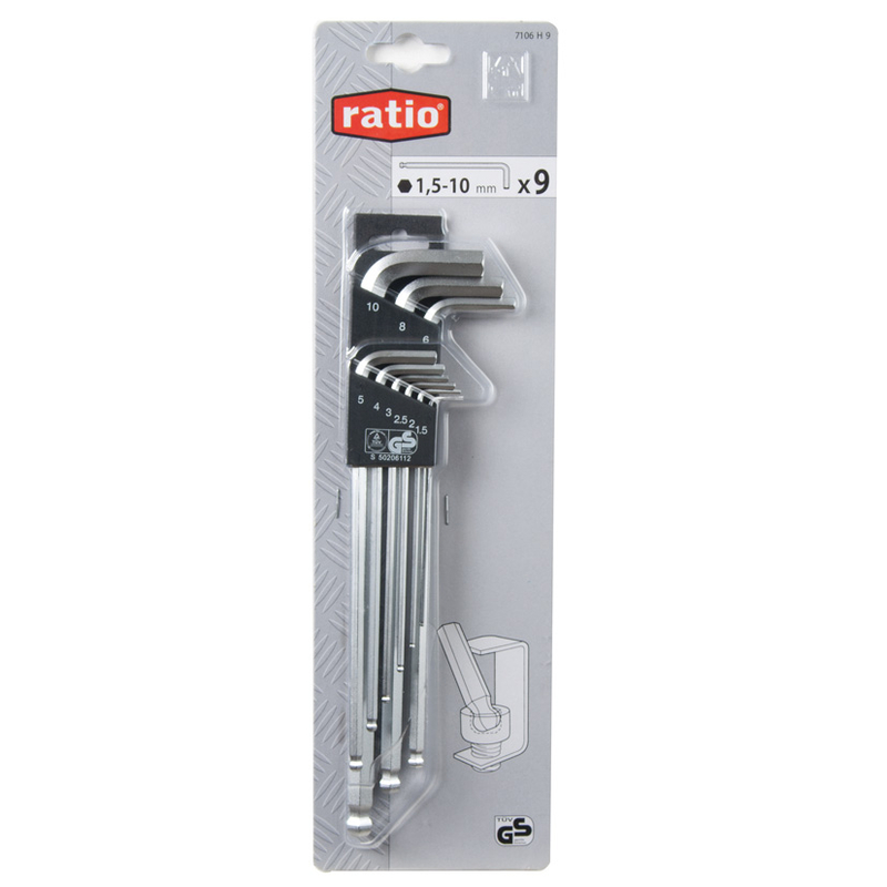 Juego 9 llaves Allen RATIO 7106