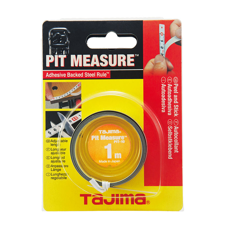 Cinta métrica TAJIMA Adhesiva 1 m x 13 mm