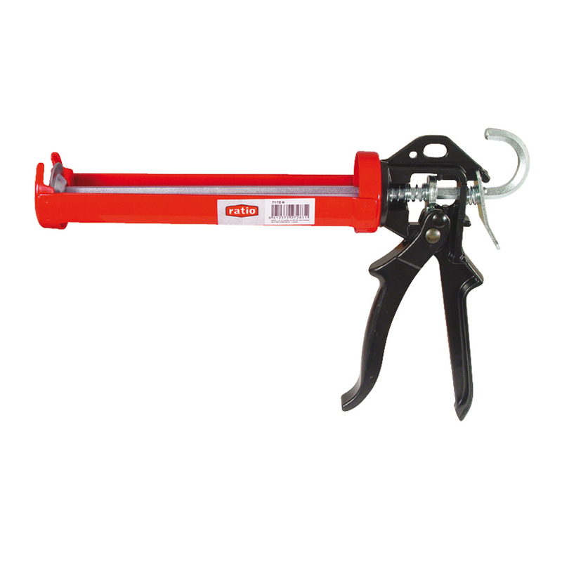 Pistola silicona chapa pintada reforzada RATIO 7170