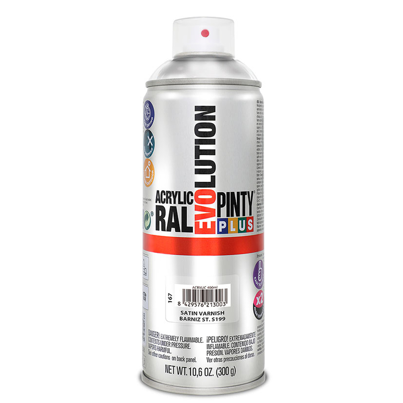 Pintura en spray PINTYPLUS acrílica Evolution 400 ml