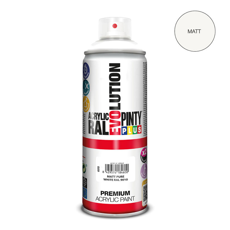 Pintura en spray PINTYPLUS acrílica Evolution 400 ml