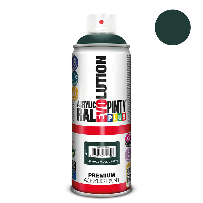 Pintura en spray PINTYPLUS acrílica Evolution 400 ml