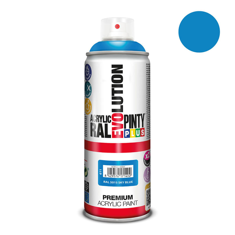 Pintura en spray PINTYPLUS acrílica Evolution 400 ml