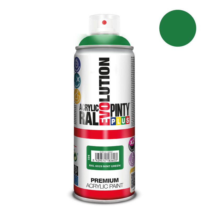 Pintura en spray PINTYPLUS acrílica Evolution 400 ml