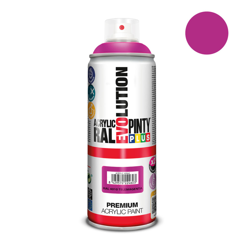 Pintura en spray PINTYPLUS acrílica Evolution 400 ml