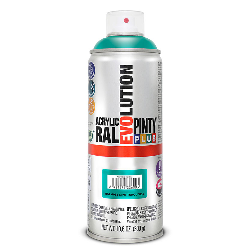 Pintura en spray PINTYPLUS acrílica Evolution 400 ml