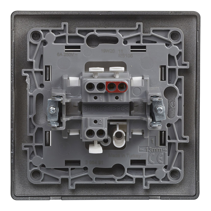 Pulsador de empotrar LEGRAND serie Niloé Negro