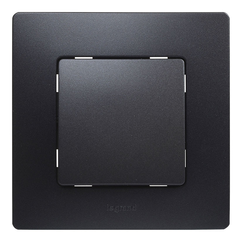 Conmutador de empotrar LEGRAND serie Niloé Negro